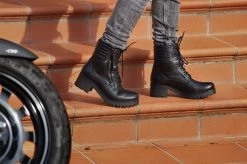Falco Damen Motorradstiefel MISTY Leder Wasserdicht Mit High-Tex Membrane CE Und Protektoren -Motorradbekleidungsgeschäft falco art. 662 misty 1 1