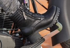 Falco Damen Motorradstiefel MISTY Leder Wasserdicht Mit High-Tex Membrane CE Und Protektoren -Motorradbekleidungsgeschäft falco art. 662 misty 2 1