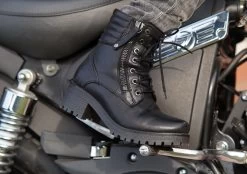 Falco Damen Motorradstiefel MISTY Leder Wasserdicht Mit High-Tex Membrane CE Und Protektoren -Motorradbekleidungsgeschäft falco art. 662 misty 3 1