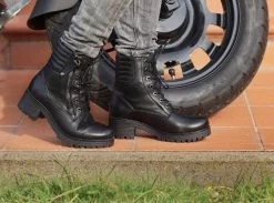 Falco Damen Motorradstiefel MISTY Leder Wasserdicht Mit High-Tex Membrane CE Und Protektoren -Motorradbekleidungsgeschäft falco art. 662 misty 4 1