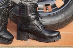 Falco Damen Motorradstiefel MISTY Leder Wasserdicht Mit High-Tex Membrane CE Und Protektoren -Motorradbekleidungsgeschäft falco art. 662 misty 5 1