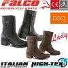 Falco Damen Motorradstiefel AYDA 2 Leder Wasserdicht Mit D3O Knöchelprotektoren Und CE-Zertifizierung -Motorradbekleidungsgeschäft falco ayda 2 ebay