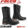 Falco Motorradstiefel BRAVE 2 Leder Robust Mit Reißverschluss -Motorradbekleidungsgeschäft falco brave2 schwarz haupt