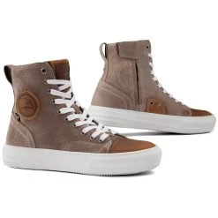 Falco Motorradschuhe LENNOX 2 Für Damen Leder Sneaker CE Mit D3O Protektoren -Motorradbekleidungsgeschäft falco lennox 2 damen braun 1 1