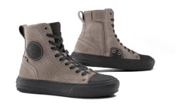 Falco Motorradschuhe LENNOX 2 Für Damen Leder Sneaker CE Mit D3O Protektoren -Motorradbekleidungsgeschäft falco lennox 2 damen sand grau 1 1
