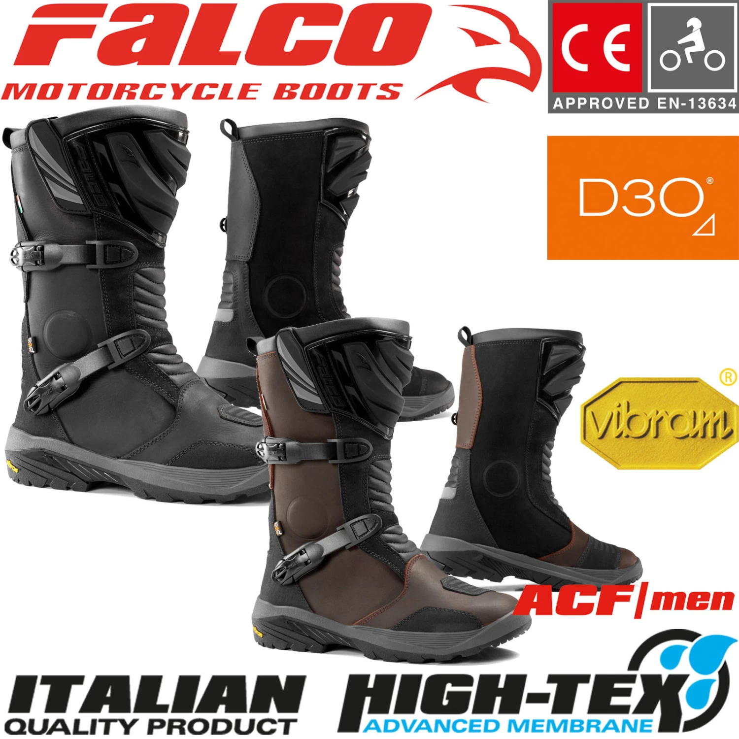 Falco Motorradstiefel MIXTO 4 ADV Tourenstiefel Wasserdicht CE Mit D3O Protektoren 3 Falco Motorradstiefel MIXTO 4 ADV Tourenstiefel Wasserdicht CE Mit D3O Protektoren