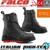 Falco Motorradstiefel ROYALE LADY Wasserdicht CE Mit D3O Protektoren -Motorradbekleidungsgeschäft falco royale lady schwarz haupt
