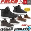 Falco Motorradschuhe TENSHO Leder Sneaker Wasserdicht Perforiert Mit CE Und Vibram-Sohle -Motorradbekleidungsgeschäft falco tensho ebay