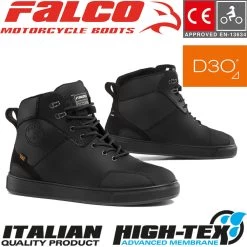Falco Motorradschuhe VIKTOR Wasserdicht CE Mit D3O Protektoren