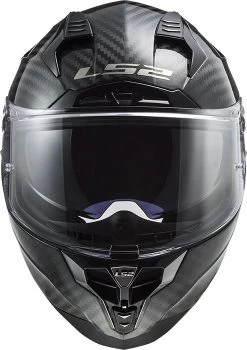 LS2 Integralhelm FF327 CHALLENGER CARBON CT2 Mit Sonnenblende Und Max Vision Pinlock -Motorradbekleidungsgeschäft ff327 challengerc solid carbon 103277099 01