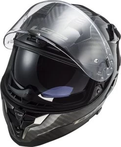 LS2 Integralhelm FF327 CHALLENGER CARBON CT2 Mit Sonnenblende Und Max Vision Pinlock -Motorradbekleidungsgeschäft ff327 challengerc solid carbon 103277099 03