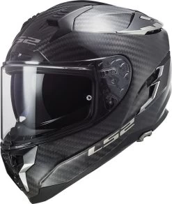 LS2 Integralhelm FF327 CHALLENGER CARBON CT2 Mit Sonnenblende Und Max Vision Pinlock -Motorradbekleidungsgeschäft ff327 challengerc solid carbon 103277099 1