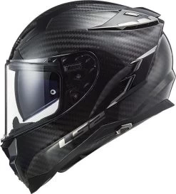 LS2 Integralhelm FF327 CHALLENGER CARBON CT2 Mit Sonnenblende Und Max Vision Pinlock -Motorradbekleidungsgeschäft ff327 challengerc solid carbon 103277099 a
