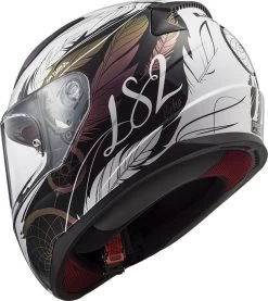 LS2 Integralhelm FF353 RAPID Mit Schnellverschluss-System -Motorradbekleidungsgeschäft ff353 rapid boho white black pink 103532615 02 4