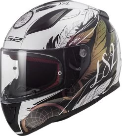 LS2 Integralhelm FF353 RAPID Mit Schnellverschluss-System -Motorradbekleidungsgeschäft ff353 rapid boho white black pink 103532615 3