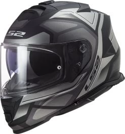 LS2 Integralhelm FF800 STORM Mit Sonnenblende Und Max Vision Pinlock -Motorradbekleidungsgeschäft ff800 storm faster matt titanium 108002207 3