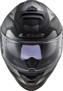LS2 Integralhelm FF800 STORM Mit Sonnenblende Und Max Vision Pinlock -Motorradbekleidungsgeschäft ff800 storm faster matt titanium 108002207 c 2