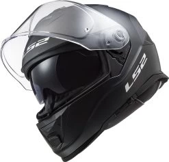 LS2 Integralhelm FF800 STORM Mit Sonnenblende Und Max Vision Pinlock -Motorradbekleidungsgeschäft ff800 storm solid matt black 108001011 01 2