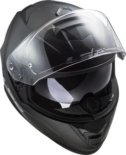 LS2 Integralhelm FF800 STORM Mit Sonnenblende Und Max Vision Pinlock -Motorradbekleidungsgeschäft ff800 storm solid matt black 108001011 06 2