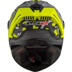 LS2 FF805 Thunder Carbon ECE 22.06 Integralhelm Leicht Mit Pinlock Und Extra Visier 28 LS2 FF805 Thunder Carbon ECE 22.06 Integralhelm Leicht Mit Pinlock Und Extra Visier -Motorradbekleidungsgeschäft ff805 thunder space matt hv yellow grey 168059954 back