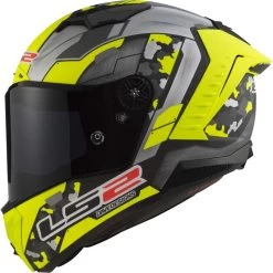 LS2 FF805 Thunder Carbon ECE 22.06 Integralhelm Leicht Mit Pinlock Und Extra Visier 31 LS2 FF805 Thunder Carbon ECE 22.06 Integralhelm Leicht Mit Pinlock Und Extra Visier -Motorradbekleidungsgeschäft ff805 thunder space matt hv yellow grey 168059954 perfil left