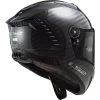 LS2 FF805 Thunder Carbon ECE 22.06 Integralhelm Leicht Mit Pinlock Und Extra Visier -Motorradbekleidungsgeschäft ff805 thunderc solid carbon 168057099 back