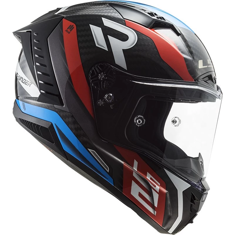 LS2 FF805 Thunder Carbon ECE 22.06 Integralhelm Leicht Mit Pinlock Und Extra Visier 4 LS2 FF805 Thunder Carbon ECE 22.06 Integralhelm Leicht Mit Pinlock Und Extra Visier – Bild 2