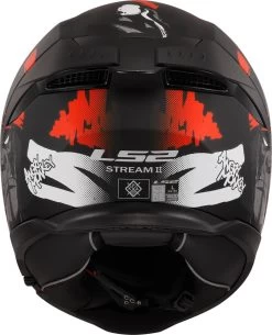 LS2 FF808 STREAM II 2 Integralhelm ECE 22.06 Mit Sonnenblende -Motorradbekleidungsgeschäft ff808 stream ii angry monkey 168082031 6