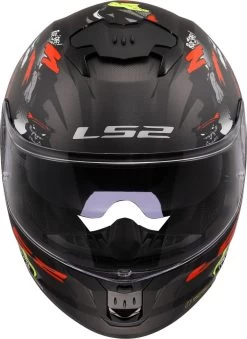 LS2 FF808 STREAM II 2 Integralhelm ECE 22.06 Mit Sonnenblende -Motorradbekleidungsgeschäft ff808 stream ii angry monkey 168082031 8