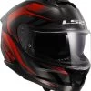 LS2 FF808 STREAM II 2 Integralhelm ECE 22.06 Mit Sonnenblende 1 LS2 FF808 STREAM II 2 Integralhelm ECE 22.06 Mit Sonnenblende -Motorradbekleidungsgeschäft ff808 stream ii fury gloss black red 168082132 2
