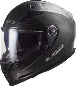 LS2 FF811 VECTOR II 2 CARBON Sport-Integralhelm ECE 22.06 Sonnenblende Pinlock Mit Extra Visier -Motorradbekleidungsgeschäft ff811 vector ii carbon solid 168115099