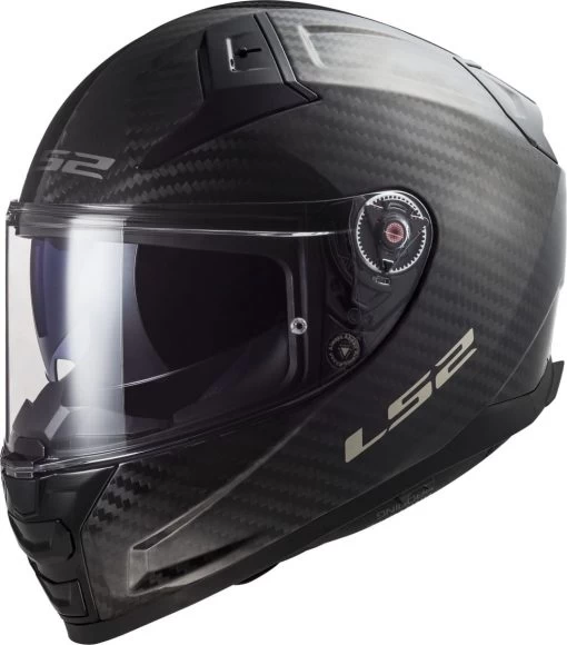 LS2 FF811 VECTOR II 2 CARBON Sport-Integralhelm ECE 22.06 Sonnenblende Pinlock Mit Extra Visier -Motorradbekleidungsgeschäft ff811 vector ii carbon solid 168115099 clear visor