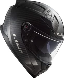 LS2 FF811 VECTOR II 2 CARBON Sport-Integralhelm ECE 22.06 Sonnenblende Pinlock Mit Extra Visier -Motorradbekleidungsgeschäft ff811 vector ii solid carbon 168115099 01