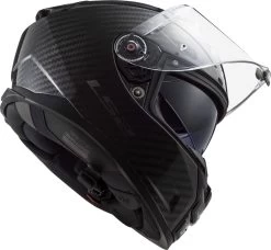 LS2 FF811 VECTOR II 2 CARBON Sport-Integralhelm ECE 22.06 Sonnenblende Pinlock Mit Extra Visier -Motorradbekleidungsgeschäft ff811 vector ii solid carbon 168115099 05