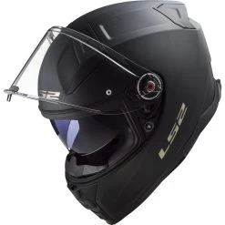 LS2 Integralhelm FF811 VECTOR II 2 Solid Inklusive 4X Intercom Headset Sonnenblende Pinlock ECE 22.06 -Motorradbekleidungsgeschäft ff811 vector ii solid matt black 168111011 05