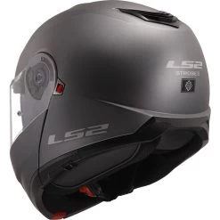LS2 FF908 STROBE II 2 Klapphelm ECE 22.06 Mit Sonnenblende -Motorradbekleidungsgeschäft ff908 strobe ii matt titanium 569081007 1