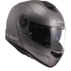 LS2 FF908 STROBE II 2 Klapphelm ECE 22.06 Mit Sonnenblende -Motorradbekleidungsgeschäft ff908 strobe ii matt titanium 569081007 4