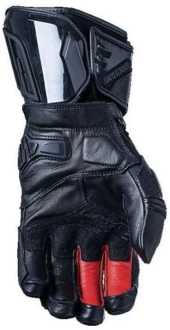 FIVE Motorradhandschuhe RFX2 Leder CE Stretch Cordura Belüftet Mit Verstärkungen -Motorradbekleidungsgeschäft five rfx2 black motorcycle gloves 2