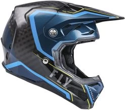 Fly Racing Crosshelm FORMULA CARBON Mit 12 K Carbon-Helmschale Ultraleicht -Motorradbekleidungsgeschäft fly formula axon black blue 1