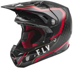 Fly Racing Crosshelm FORMULA CARBON Mit 12 K Carbon-Helmschale Ultraleicht -Motorradbekleidungsgeschäft fly formula axon black red 0 1