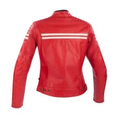 Segura Motorradjacke FUNKY LADY Für Damen Leder CE AAA Mit Thermofutter -Motorradbekleidungsgeschäft funky lady red white 02