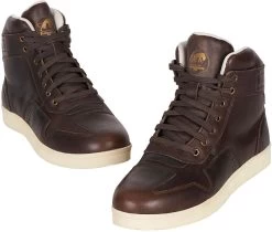 Furygan Motorradschuhe AUSTIN D3O WP Leder CE Wasserdicht -Motorradbekleidungsgeschäft furygan austin d30 wp brown 02