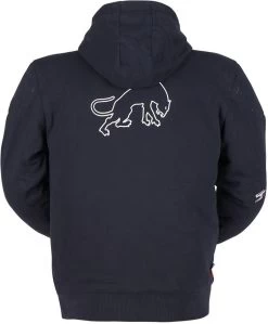 Furygan Motorrad-Hoodie LUXIO EVO Sweatshirt Aramid Mit Kapuze CE D3O Protektoren -Motorradbekleidungsgeschäft furygan hoodie luxio evo blue 02