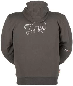 Furygan Motorrad-Hoodie LUXIO EVO Sweatshirt Aramid Mit Kapuze CE D3O Protektoren -Motorradbekleidungsgeschäft furygan hoodie luxio evo grey 02