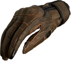 Furygan Motorradhandschuhe JAMES EVO RUSTED D3O Braun Leder CE Mit Protektoren -Motorradbekleidungsgeschäft furygan james evo rusted d3o gloves brown 03