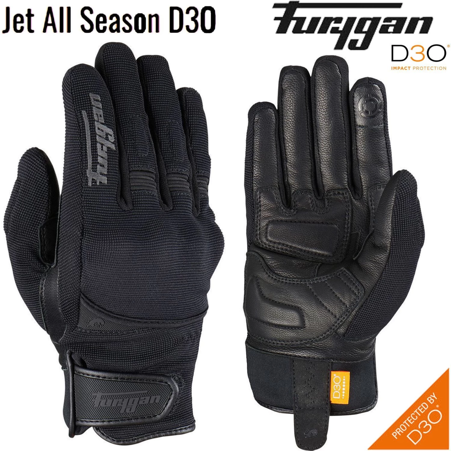 Furygan Motorradhandschuhe JET ALL SEASON D3O Leder CE Wasserdicht Mit Thermofutter 5 Furygan Motorradhandschuhe JET ALL SEASON D3O Leder CE Wasserdicht Mit Thermofutter – Bild 3