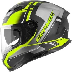 Germot GM 350 Integralhelm ECE 22.06 Mit Sonnenblende 13 Germot GM 350 Integralhelm ECE 22.06 Mit Sonnenblende -Motorradbekleidungsgeschäft germot gm350 matt schwarz gelb 2