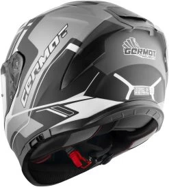 Germot GM 350 Integralhelm ECE 22.06 Mit Sonnenblende 16 Germot GM 350 Integralhelm ECE 22.06 Mit Sonnenblende -Motorradbekleidungsgeschäft germot gm350 matt schwarz grau weiss 3