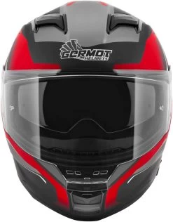 Germot GM 350 Integralhelm ECE 22.06 Mit Sonnenblende 14 Germot GM 350 Integralhelm ECE 22.06 Mit Sonnenblende -Motorradbekleidungsgeschäft germot gm350 matt schwarz rot 2