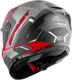 Germot GM 350 Integralhelm ECE 22.06 Mit Sonnenblende 15 Germot GM 350 Integralhelm ECE 22.06 Mit Sonnenblende -Motorradbekleidungsgeschäft germot gm350 matt schwarz rot 3